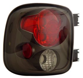 1999-2002 Chevy Silverado/Sierra Stepside Euro Tail Lights - Smoke - 03-CLS9901TLAG4SM