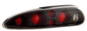 1993-2002 Chevy Camaro Euro Tail Lights - JDM Black - 03-CO9301TLAJM
