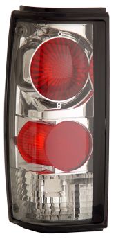 1982-1993 Chevy S-10 / GMC Sonoma Euro Tail Lights - Chrome - 03-CS8393TLA