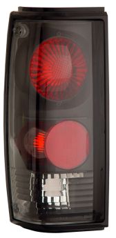 1982-1993 Chevy S-10 / GMC Sonoma Euro Tail Lights - JDM Black - 03-CS8393TLAJM