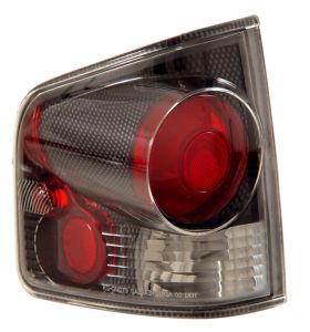 1994-2004 Chevy S-10 / GMC Sonoma 3D Euro Tail Lights - Carbon - 03-CS9401TLAG4CF