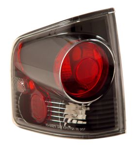 1994-2004 Chevy S-10 / GMC Sonoma 3D Euro Tail Lights - JDM Black - 03-CS9401TLAG4JM