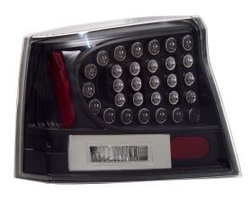 2006-2008 Dodge Charger LED Tail Lights - JDM Black - 03-DC2006TLEDJM