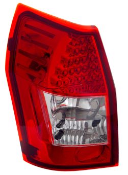 2005-2007 Dodge Magnum LED Tail Lights - Red / Clear - 03-DM2005TLED