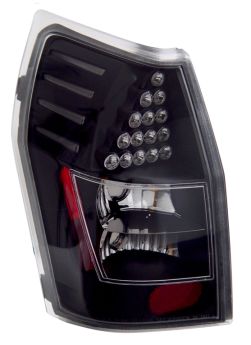 2005-2007 Dodge Magnum LED Tail Lights - JDM Black - 03-DM2005TLEDJM