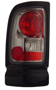 1994-2001 Dodge Ram Euro Tail Lights - Chrome - 03-DR9401TLA