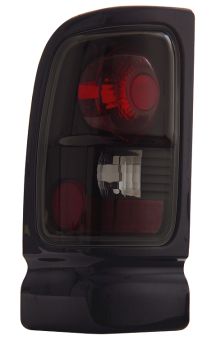 1994-2001 Dodge Ram Euro Tail Lights - Dark Smoke - 03-DR9401TLADS