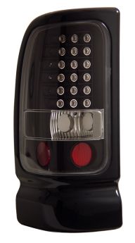 1994-2001 Dodge Ram LED Tail Lights - Black - 03-DR94TLEDJM