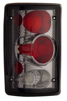 2000-2005 Ford Excursion Euro Tail Lights - Smoke - 03-FC2000TLASM
