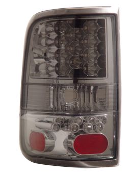 2004-2008 Ford F-150 Truck LED Tail Lights - Smoke - 03-FF2004LEDSM