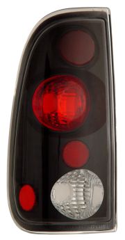 1997-2003 Ford F-150 Gen 2 Euro Tail Lights - JDM Black - 03-FF9701TLAG2JM