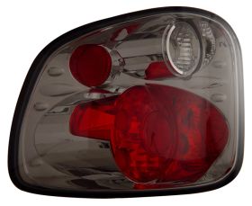 1997-2001 Ford F-150 Flareside V2 Euro Tail Lights - Smoke - 03-FFS9701TLAG2SM