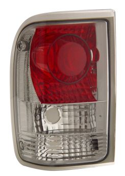 1993-1997 Ford Ranger Euro Tail Lights - Chrome - 03-FR9397TLA