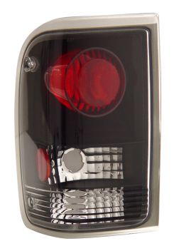 1993-1997 Ford Ranger Euro Tail Lights - JDM Black - 03-FR9397TLAJM