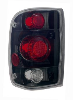 1998-2001 Ford Ranger Gen 2 Euro Tail Lights - Dark Smoke - 03-FR9801TLAG2DS