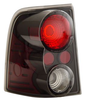2002-2005 Ford Explorer 4dr Euro Tail Lights - JDM Black - 03-FX2003TLAJM
