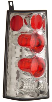 2003-2005 GMC Savana Van Euro Tail Lights - Chrome - 03-GA2003TLA