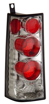 1996-2002 GMC Savana Van Euro Tail Lights - Chrome - 03-GA9603TLA