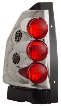 2002-2005 GMC Envoy Euro Tail Lights - Chrome - 03-GE2002TLA