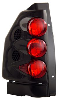 2002-2005 GMC Envoy Euro Tail Lights - JDM Black - 03-GE2002TLAJM