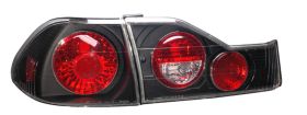 1998-2000 Honda Accord 4dr Gen 2 Euro Tail Lights - Black - 03-HA9800TLA4DG2JM