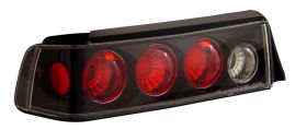 1988-1991 Honda Civic HB Euro Tail Lights - JDM Black - 03-HC8891TLA3DJM