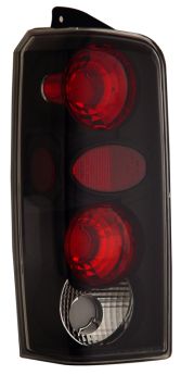 1997-2000 Jeep Cherokee Euro Tail Lights - JDM Black - 03-JC9903TLAJM