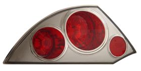 2000-2002 Mitsubishi Eclipse G2 Euro Tail Lights - Chrome - 03-ME2000TLAG2