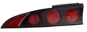 1995-1999 Mitsubishi Eclipse G2 Euro Tail Lights - Black - 03-ME9599TLAG2JM