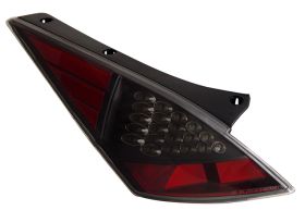 2003-2005 Nissan 350Z LED Tail Lights - JDM Black - 03-N303TLEDJM
