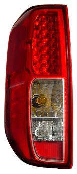 2005-2008 Nissan Frontier LED Tail Lights - Red / Clear - 03-NF05TLED