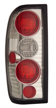 1998-2004 Nissan Frontier Euro Tail Lights - Chrome - 03-NF9802TLA