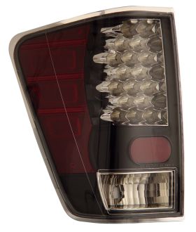 2004-2006 Nissan Titan LED Tail Lights - JDM Black - 03-NT2004LEDJM