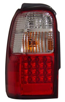 2001-2002 Toyota 4Runner LED Tail Lights - Red / Clear - 03-T401TLED