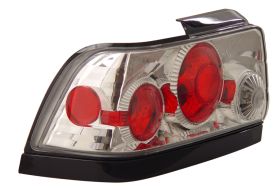 1993-1997 Toyota Corolla G2 Euro Tail Lights - Chrome - 03-TO9397TLAG2