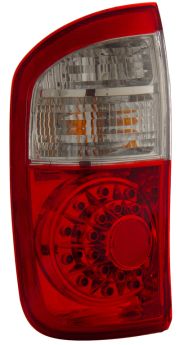 2000-2006 Toyota Tundra 2x Cab LED Tail Lights - Red / Clear - 03-TR00TLED