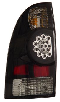 2005-2006 Toyota Tacoma Truck LED Tail Lights - JDM Black - 03-TT05TLEDJM