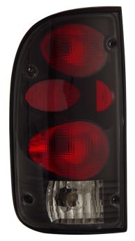 1996-2000 Toyota Tacoma G2 Euro Tail Lights - JDM Black - 03-TT9500TLAG2JM