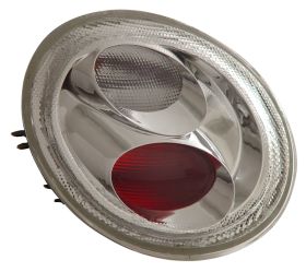 1998-2002 VW Beetle G2 Style Euro Tail Lights - Chrome - 03-VB9800TLAG2