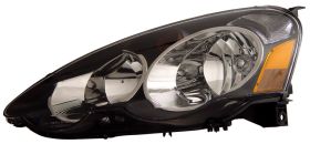 2002-2004 Acura RSX JDM Black Euro Headlights - 02-AZ-AR02-B-A