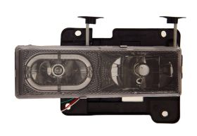 1992-1994 Chevy Blazer / Jimmy Carbon Euro Headlights w/ Halo - 02-AZ-CF88-CF-RIM