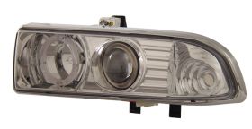 1998-2004 Chevrolet S10 Chrome Projector Headlights w/ Halo - 02-AZ-CS98-PCC-RIM