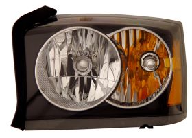 2005-2006 Dodge Dakota JDM Black Euro Headlights - 02-AZ-DD05-B-A
