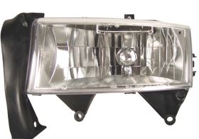 1997-2004 Dodge Dakota Chrome Euro Headlights - 02-AZ-DD97-C