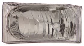 2000-2004 Ford Excursion Chrome Euro Headlights - 02-AZ-FC00-C