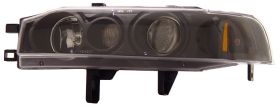 1990-1993 Honda Accord JDM Black Projector Headlights - 02-AZ-HA90-PBC-A