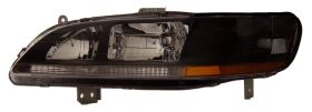 1998-2002 Honda Accord JDM Black Euro Headlights - 02-AZ-HA98-B-A