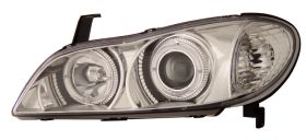 2000-2004 Infiniti I30 Chrome Projector Headlights w/ Dual Halo - 02-AZ-II00-PCC-R-A