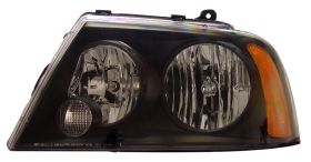 2003-2006 Lincoln Navigator JDM Black Euro Headlights - 02-AZ-LN03-B-A