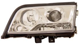 1994-2000 Mercedes Benz C Class W202 Chrome Projector Headlights - 02-AZ-MBZC96-PCC